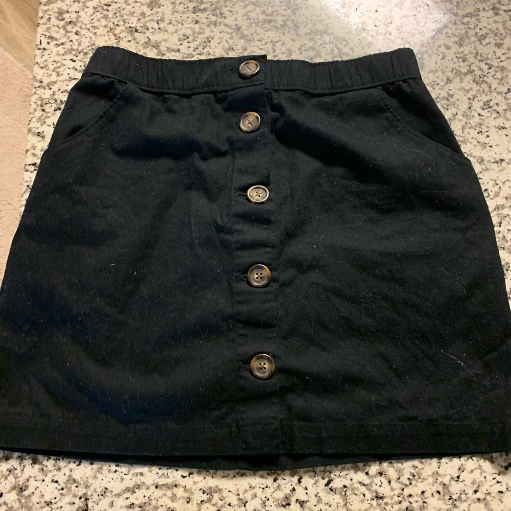 Black high waisted  hollister skirt